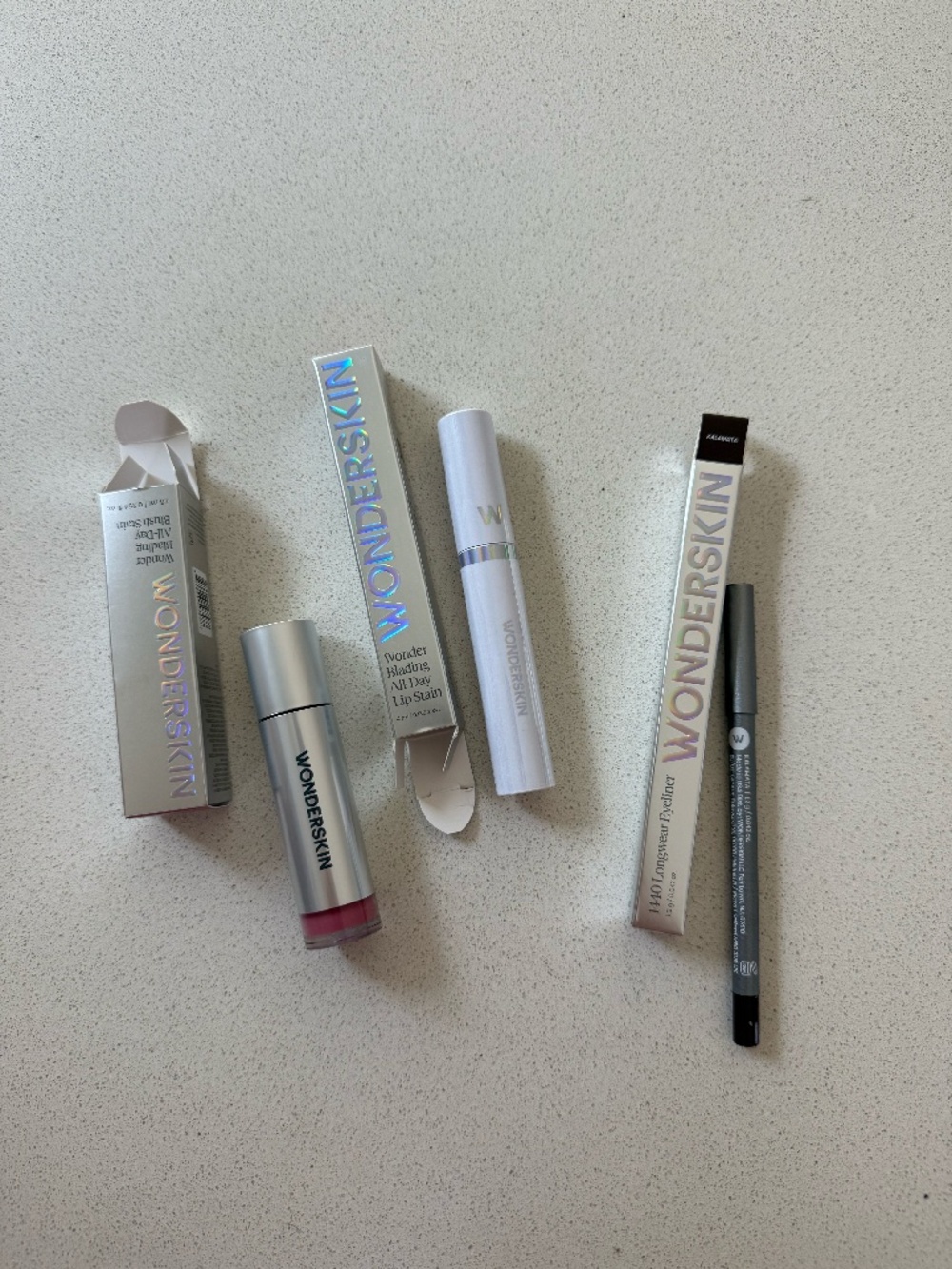 Wonderskin Longwear Eyeliner + Blush Stain + Lip Stain